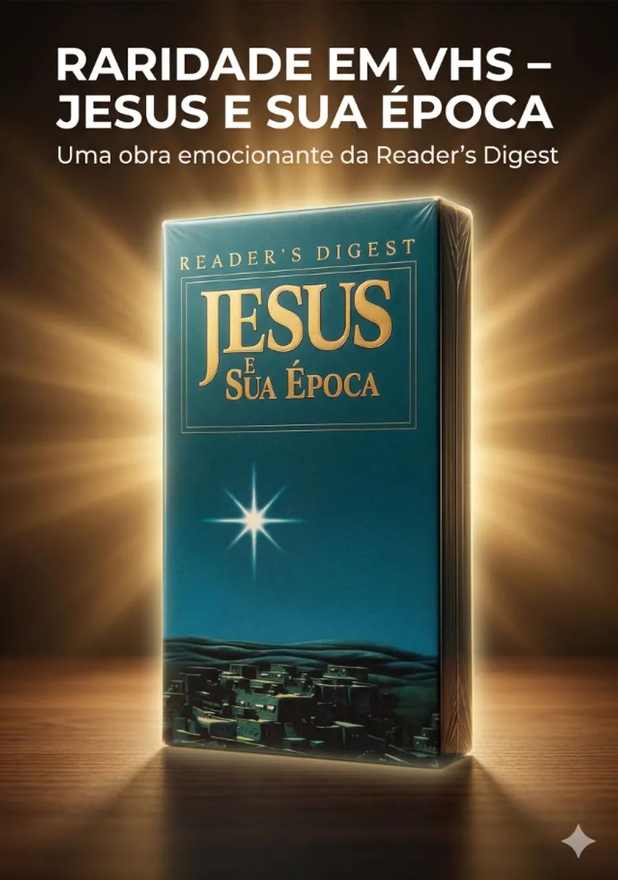 Fita VHS Documentário "Jesus e Sua Época" - Reader's Digest (Lacrado) - Foto 4
