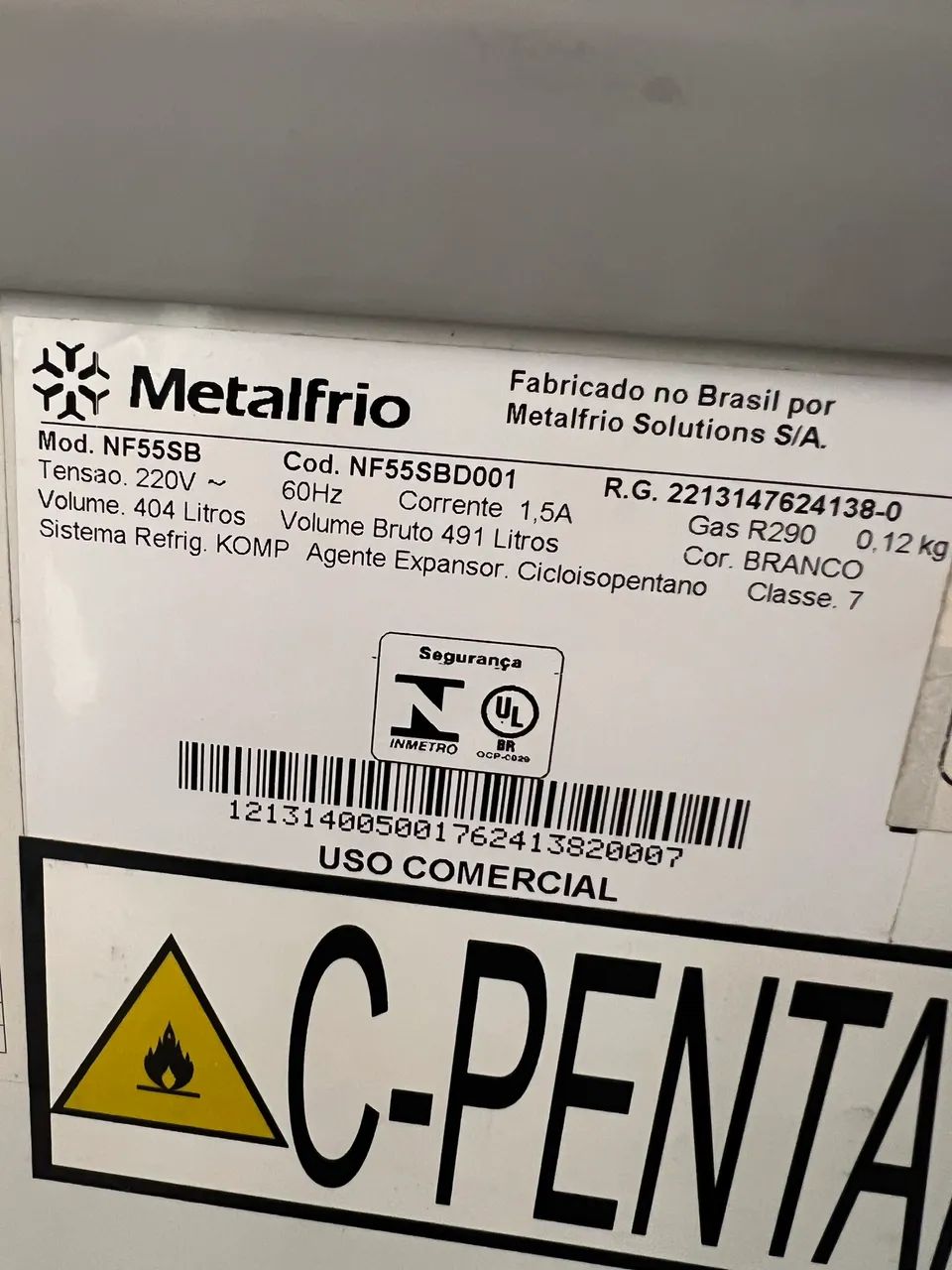 Freezer semi novo com excelente funcionamento  - Foto 2