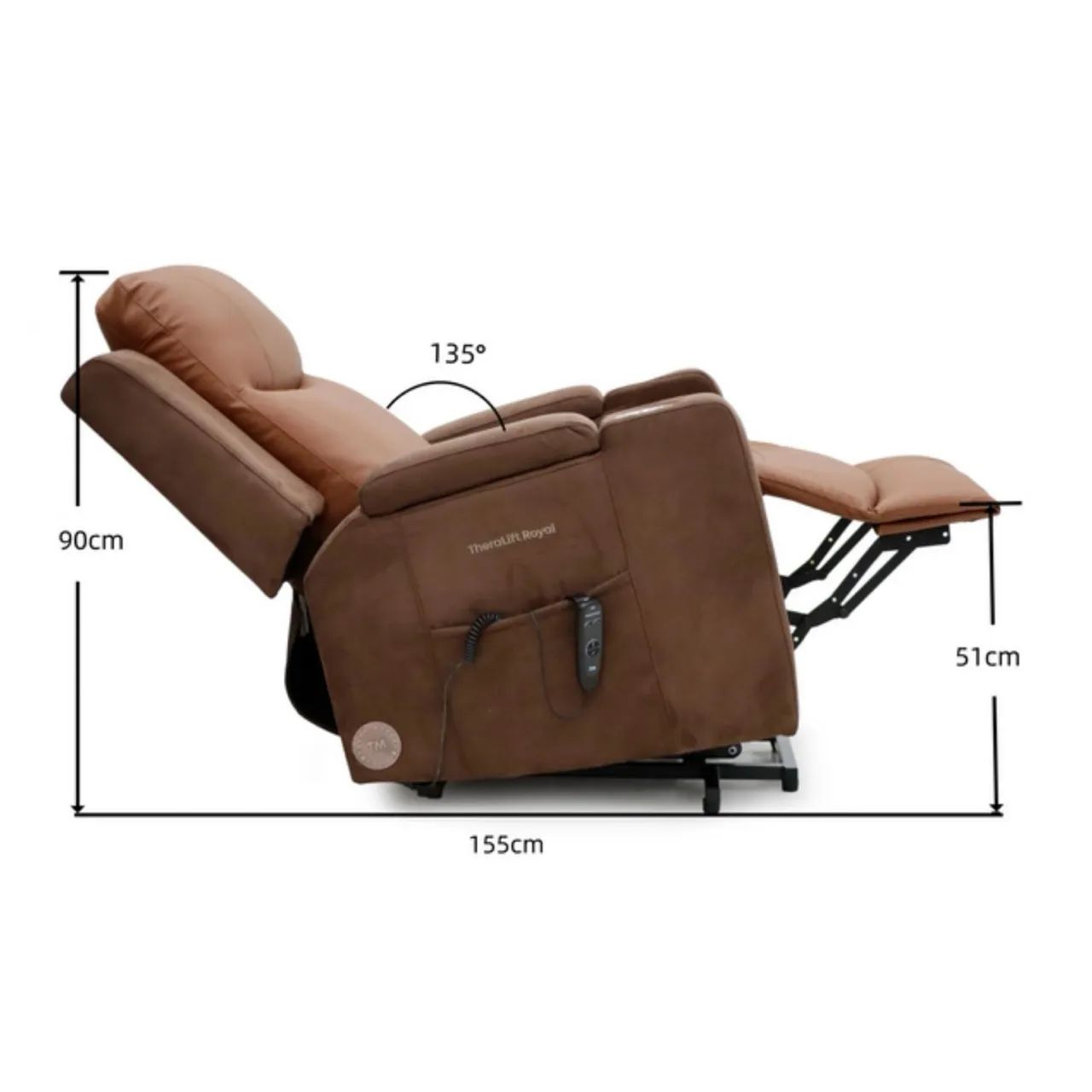 Poltrona Massageadora De Ar Theralift Royal Com Sistema Zenflow E Elevação - Foto 2