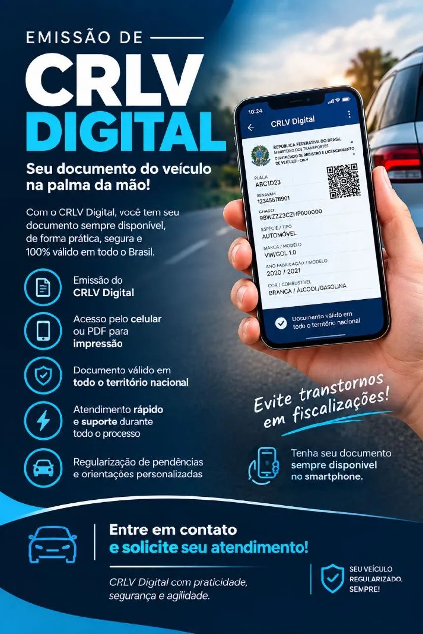 ? EMISSÃO DE CRLV DIGITAL ?