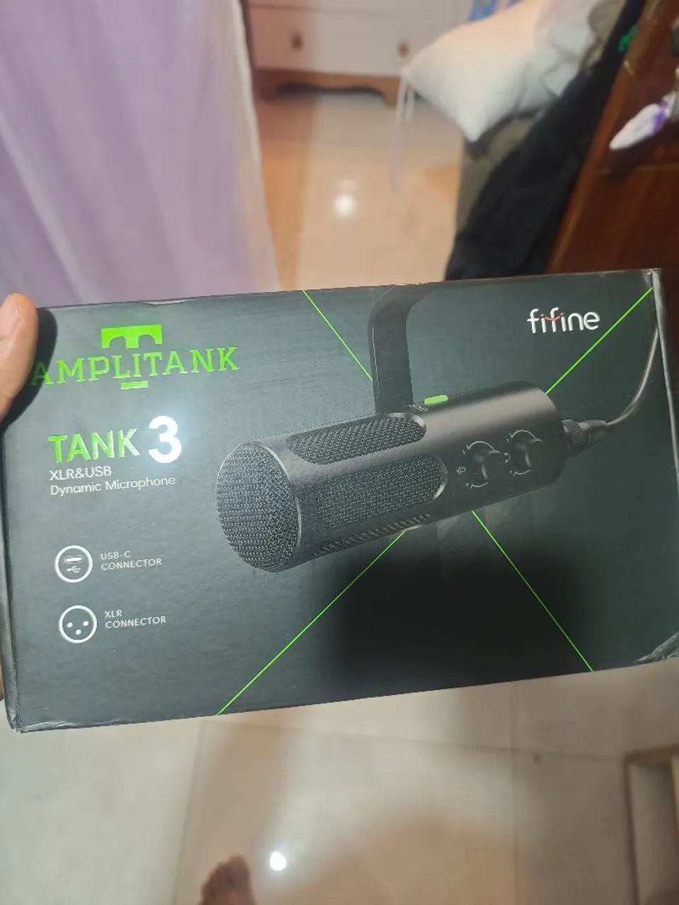 Microfone fifine - Só aberto p testar - Foto 4