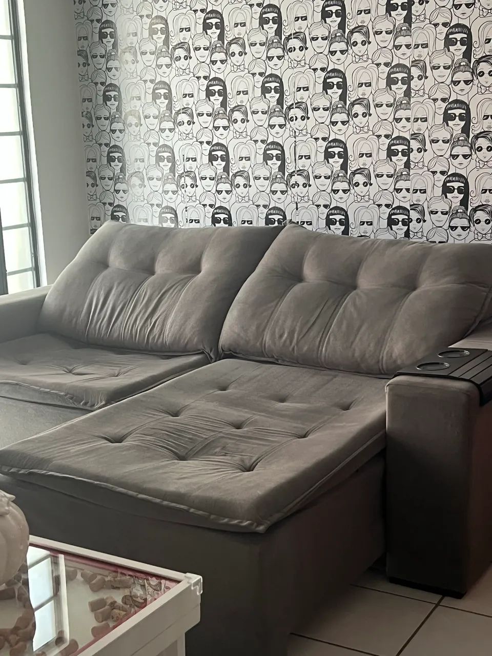 Sofá retrátil 5 lugares - Foto 4