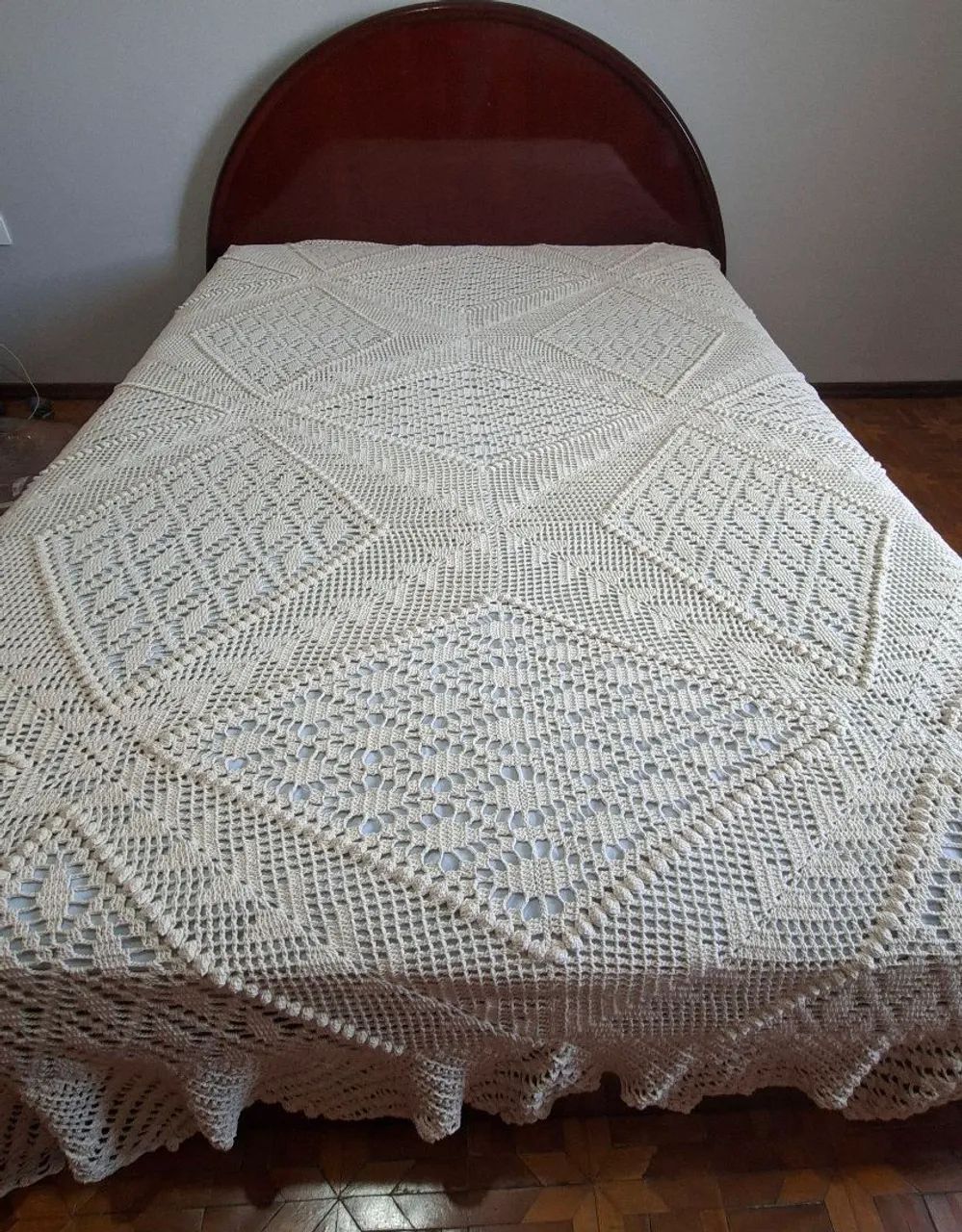 Colcha de Croche,  feita a mão, arte, peça unica, obra de arte