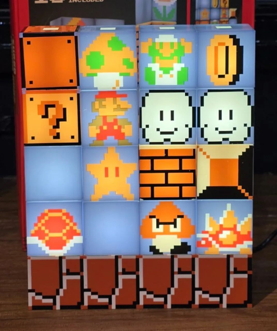 Luminaria Build A Level Light Oficial Nintendo - Foto 4