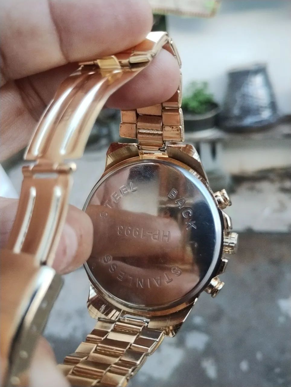 Relógio Stainless steel Back  - Foto 4