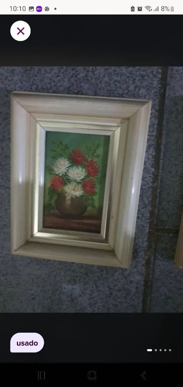 Quadros pequenos da artista plastica renomada - Foto 4