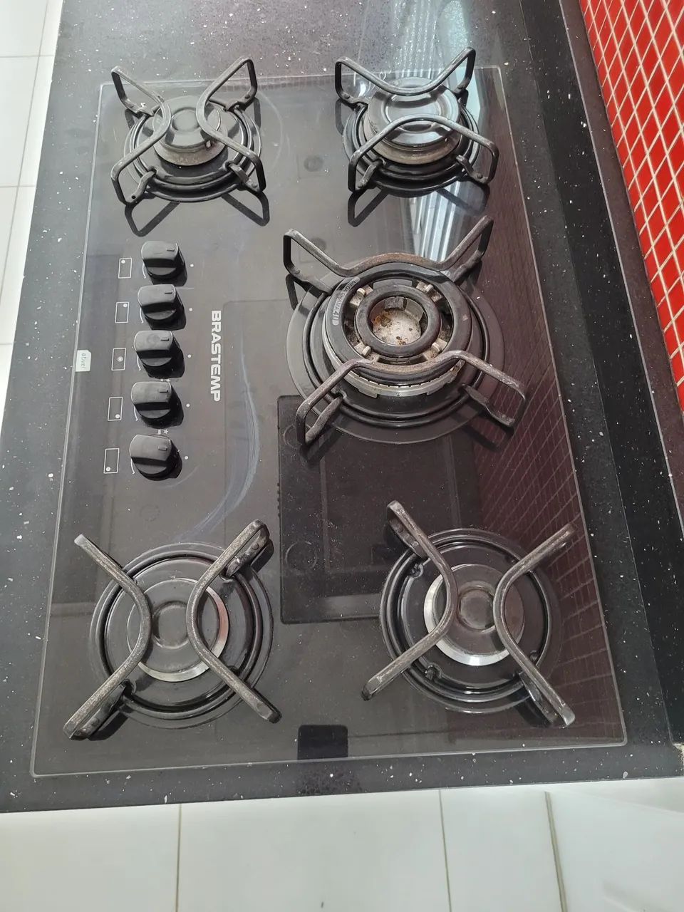 Cooktop Brastemp Ative 5 Bocas com Vidro Temperado Preto - Foto 2