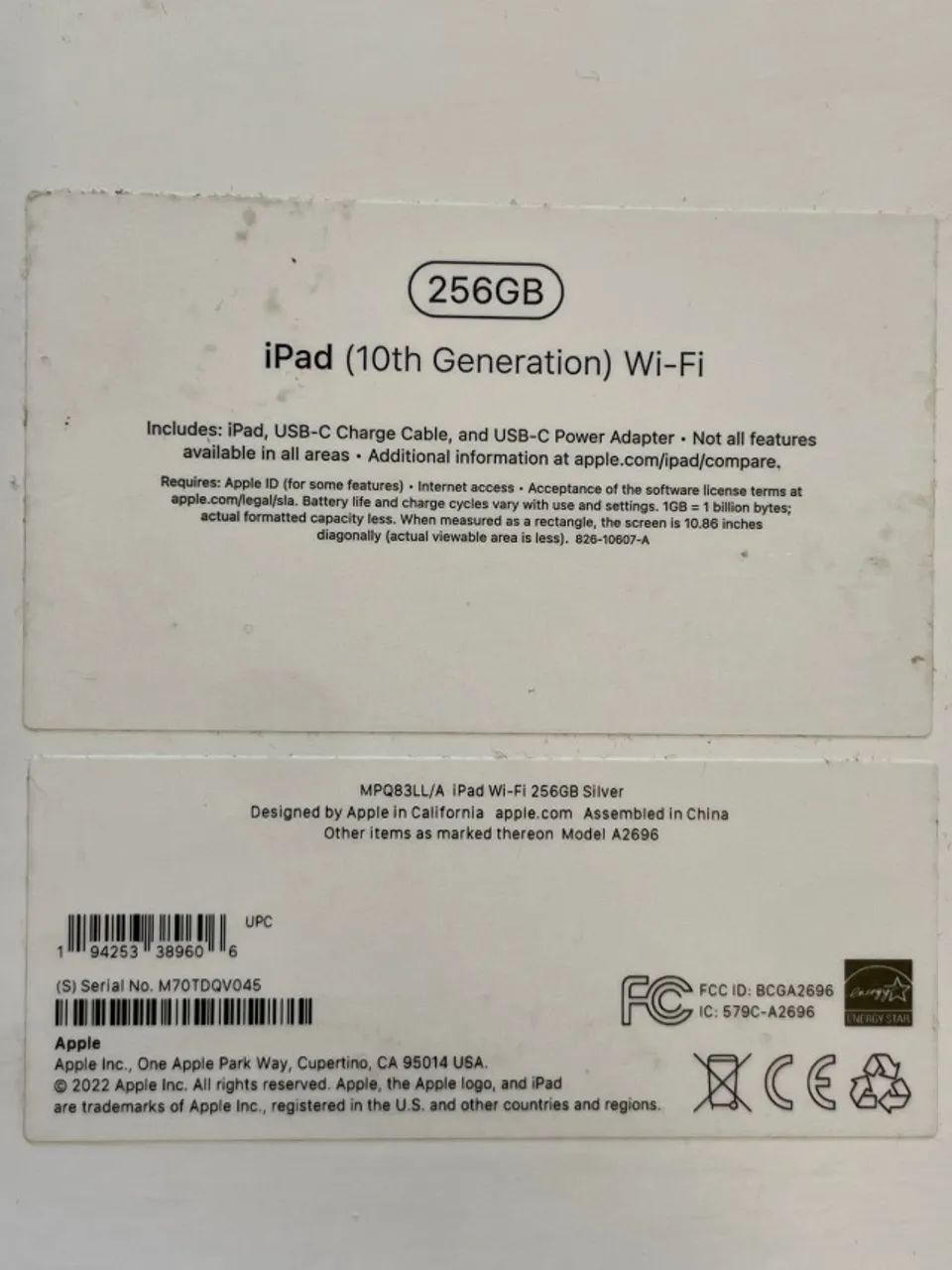 Ipad 10Th Geração - 256gb - 2025 - modelo A2696 - Silver - Foto 2