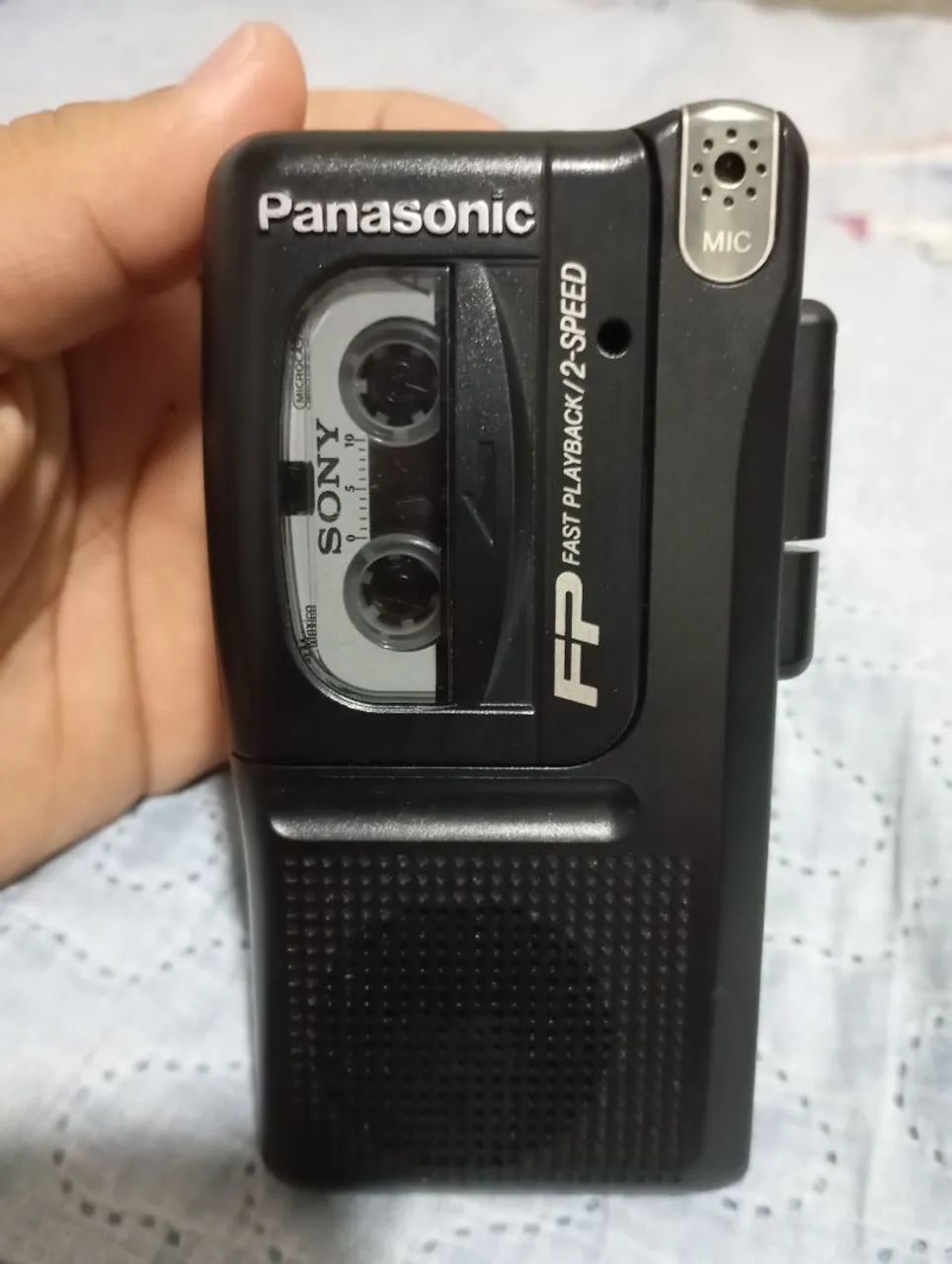 Gravador microcassete 