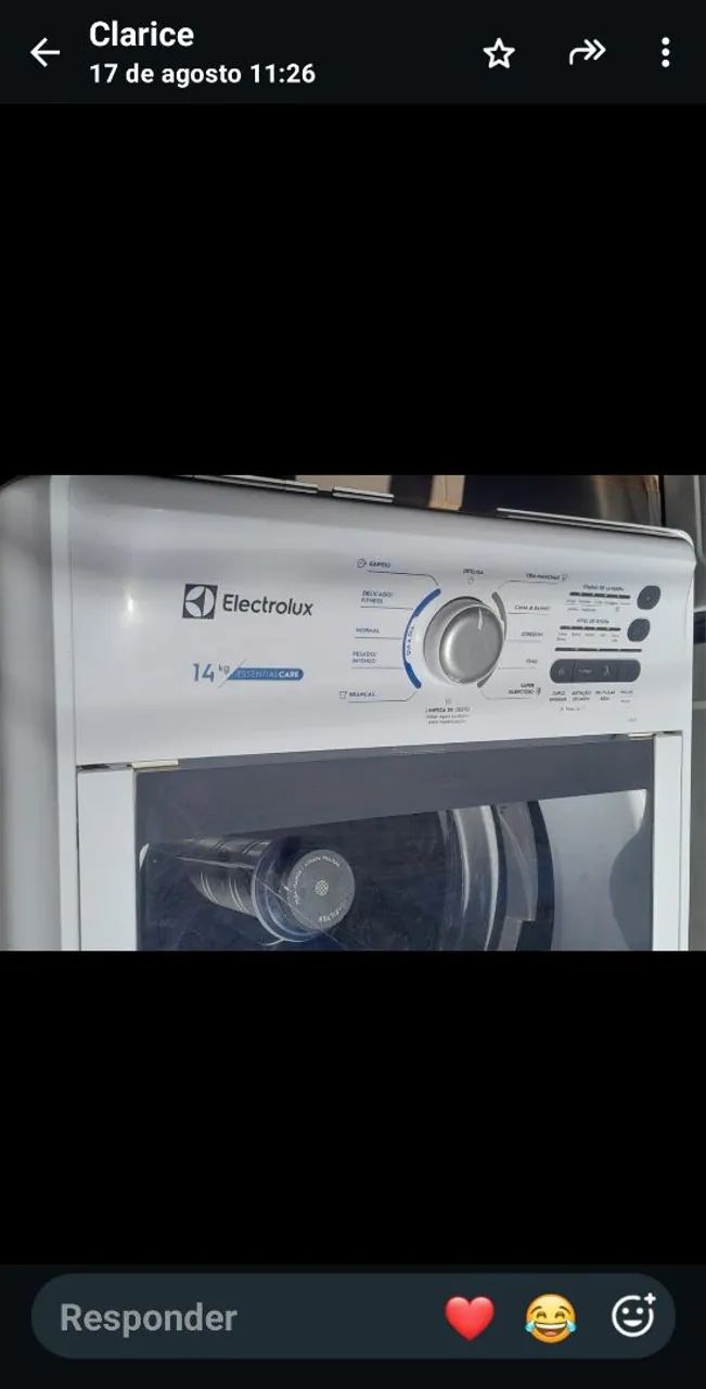 Máquina de lavar Electrolux usada 
