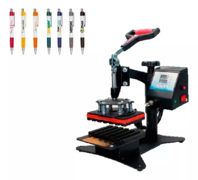Prensa Térmica Sublimadora Caneta Máquina Estampar - Foto 2