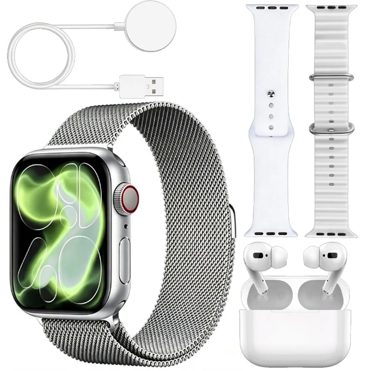 kit Smartwatch Relógio Inteligente 2026 Novo X8 2.2 Polegadas Para iOS Android Completo - Foto 3