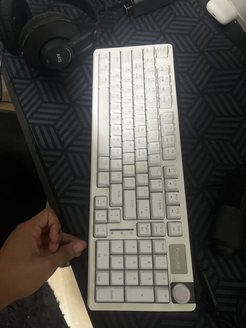 vendo teclado, fone e microfone - Foto 3