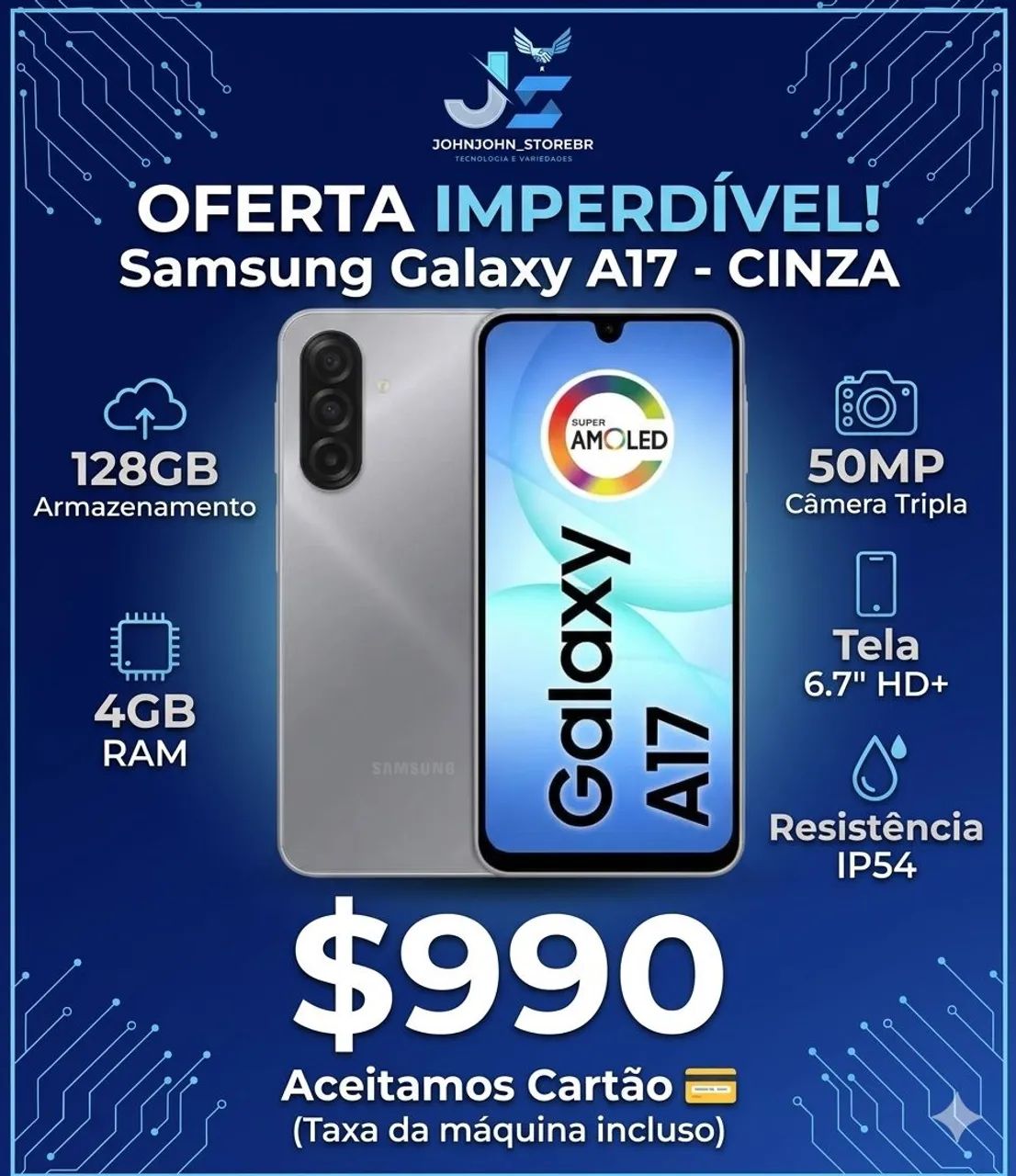 Samsung A17 lacrado (128 GB)