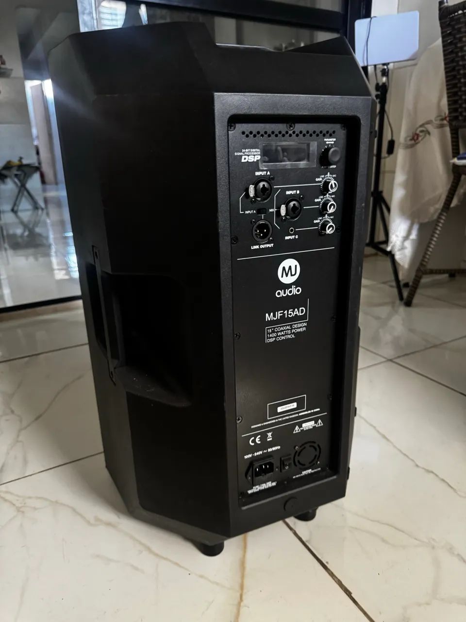 Caixa Ativa MJ áudio 15 polegadas MJF15AD - Foto 2