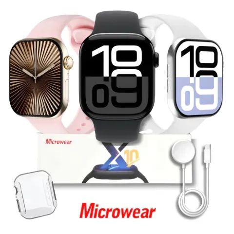 Relógio Inteligente X10 Pro Microwear  Lançamento Atual com Chamadas e NFC - Foto 3