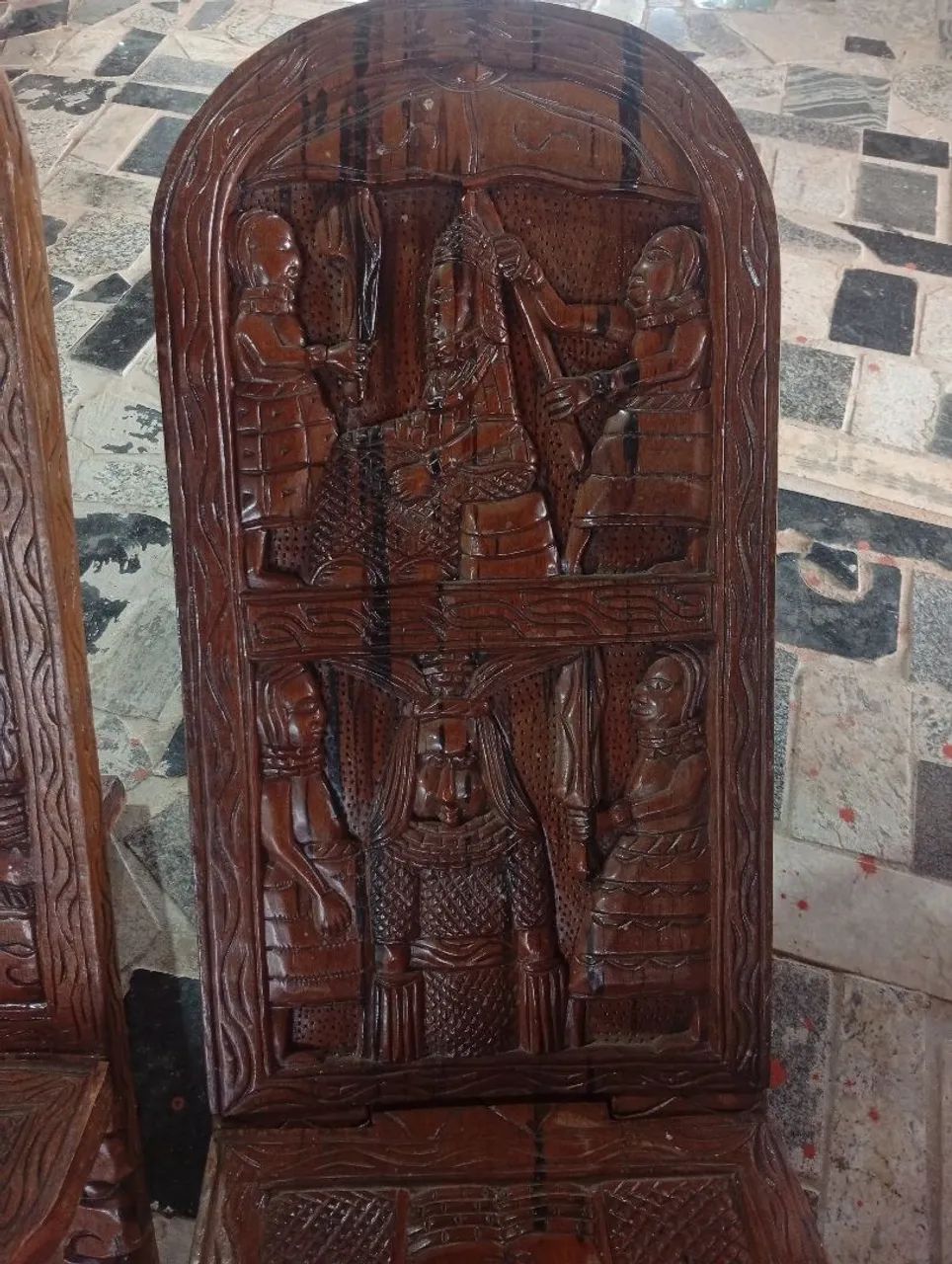 6 Cadeiras rústicas da etnia Africana  - Foto 4