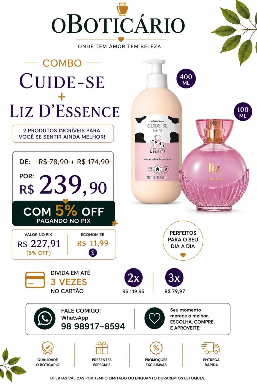 Perfume + Hidratante corporal 