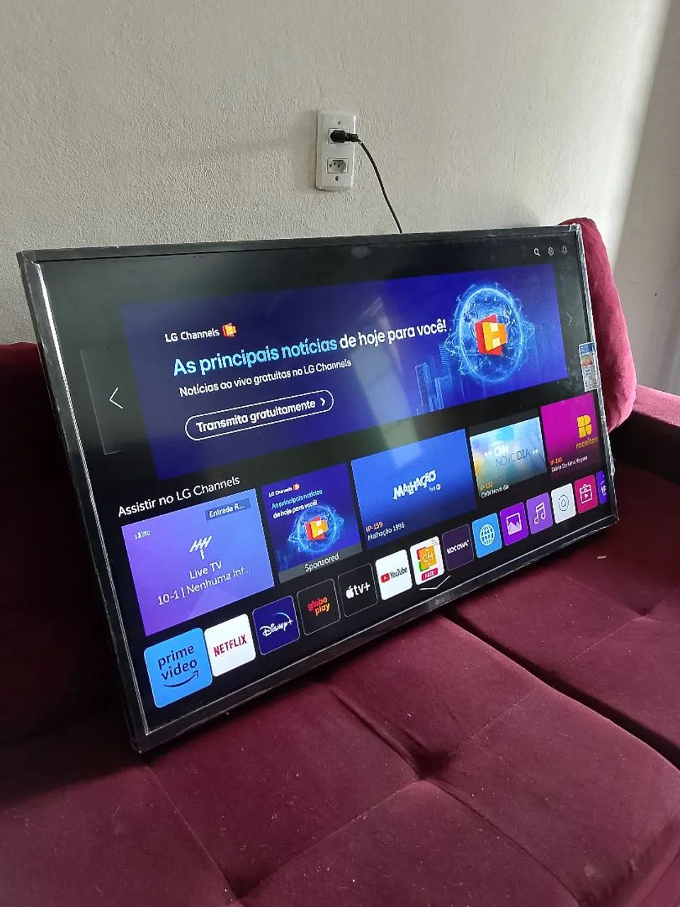 LG 43* Smart Semi Nova - Full HD perfeita 