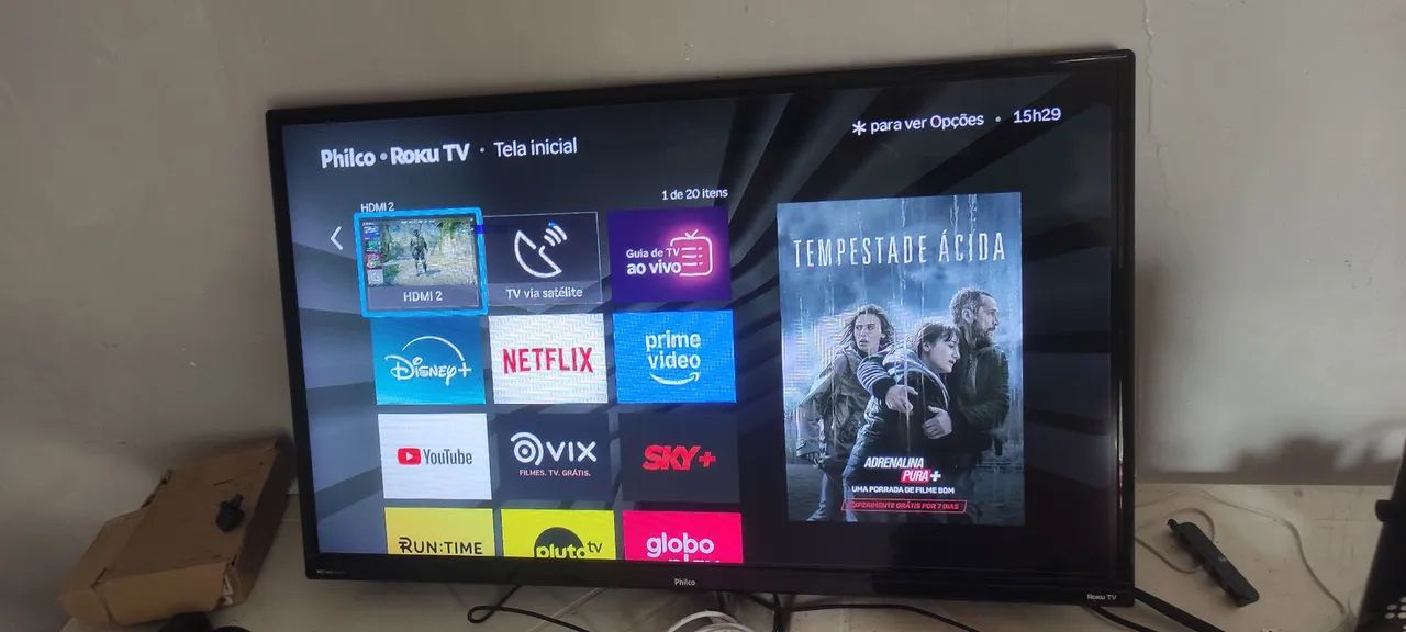 Tv smart Philco 32 polegadas, Roku 