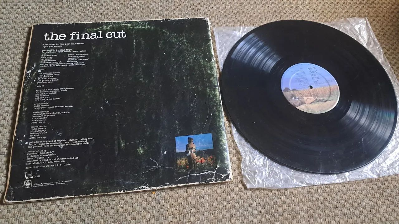 Pink Floyd The Final Cut LP-VINIL  - Foto 3
