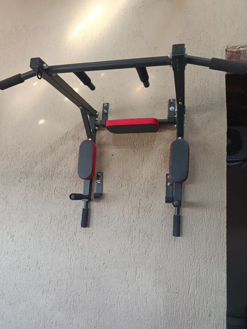 Suporte de parede e sacos de box