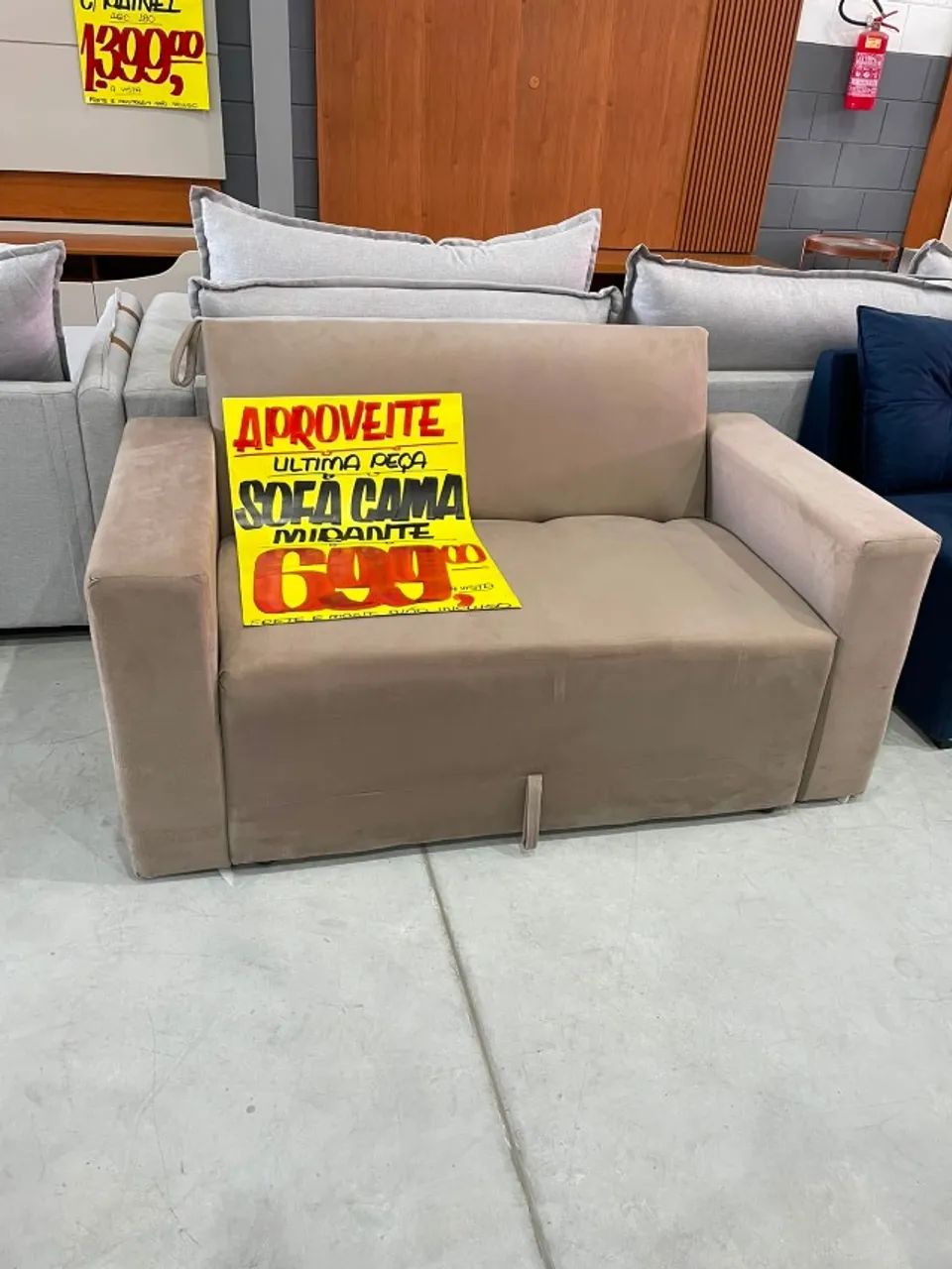 SOFÁ CAMA COMPACTO E MODERNO (ENTREGA HOJE)