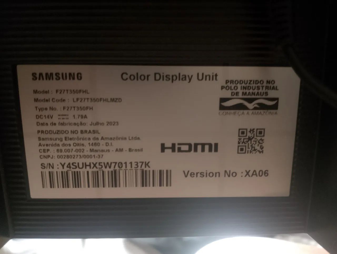 Monitor Samsung T350 27' polegadas 75hz IPS 1ms - Foto 2