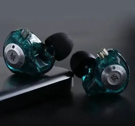 Fone KZ EDX Pro com Mic | Ciano tipo C - Foto 2