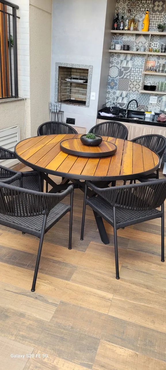 Mesa externa de jardim Fibrartes  - Foto 2