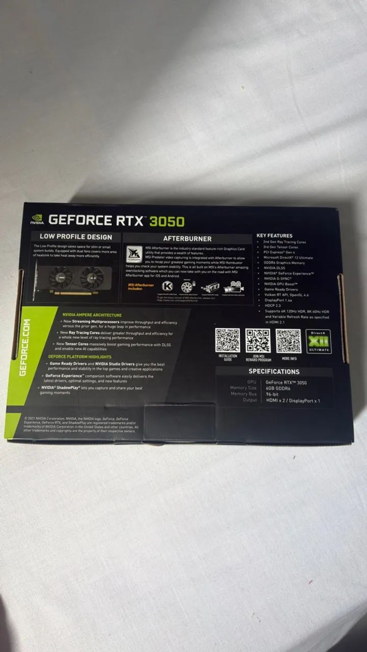 RTX 3050 LP 6GB - Foto 2