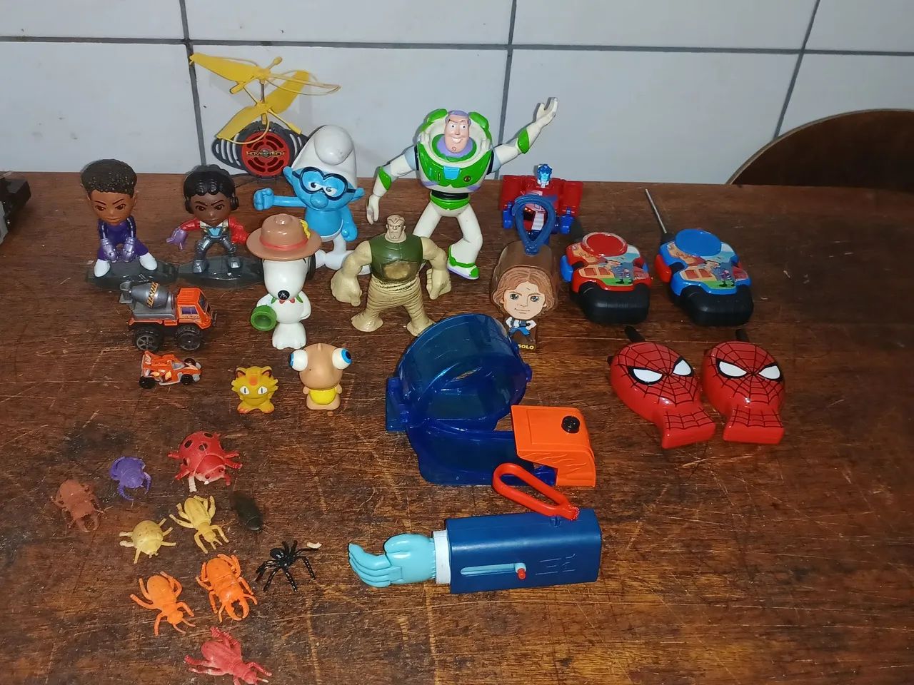 lote de brinquedos usados 