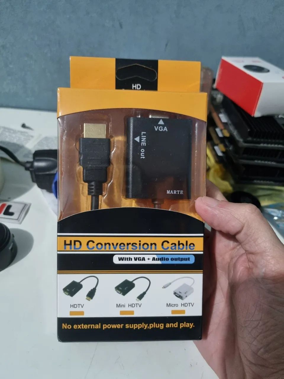Cabo VGA pra HDMI 