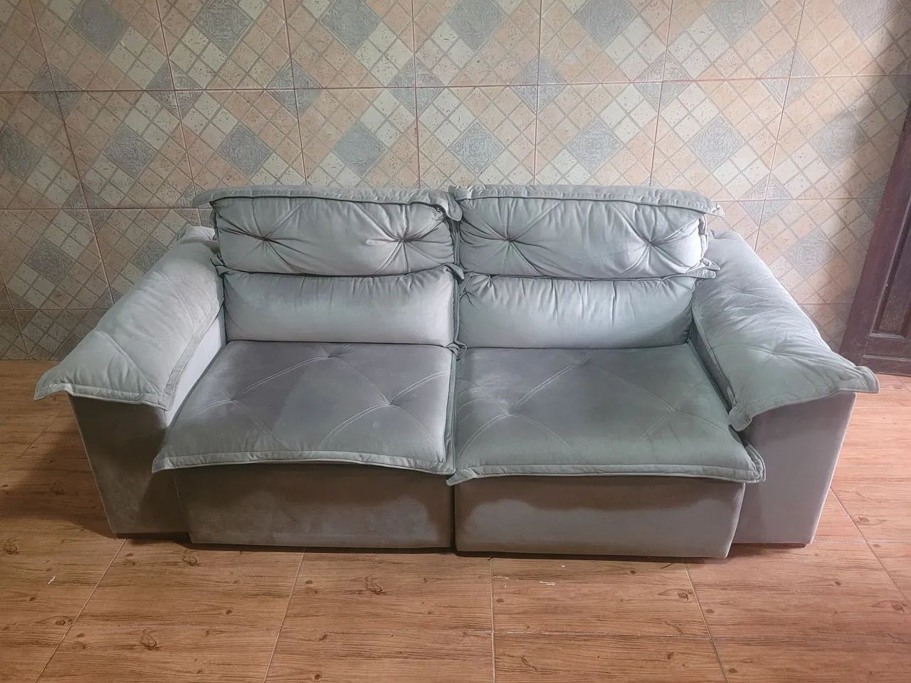 Sofá cinza perfeito estado