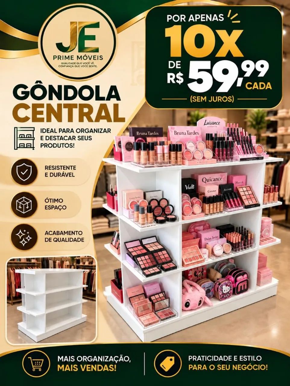 Gôndola em mdf