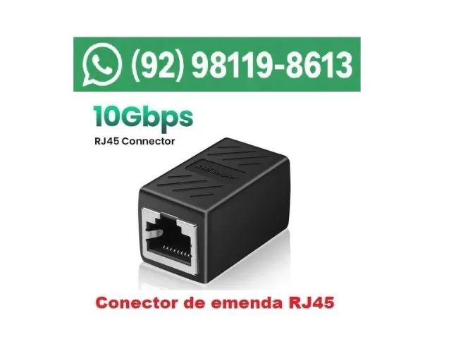 Emenda RJ45 para cabo de internet
