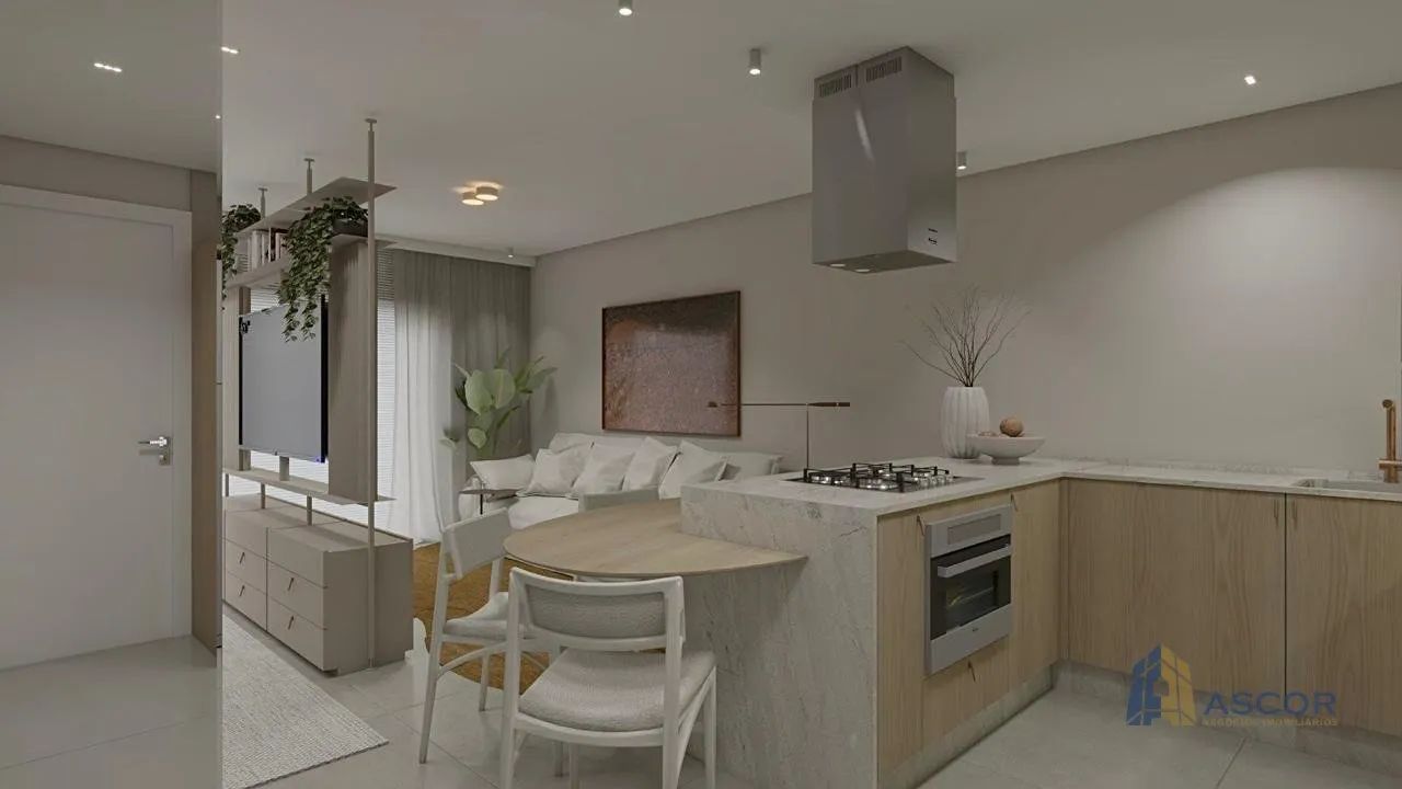 Apartamento Estúdio Mobiliado com sacada no Saco Grande - Florianópolis - Foto 2