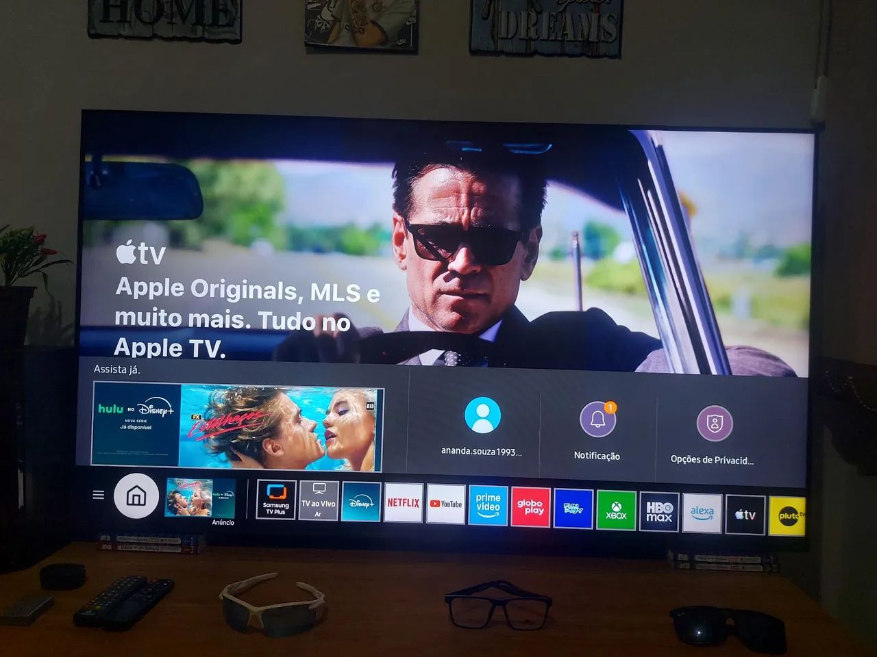 Smart tv Samsung 55 polegadas 4k cristal/Alexa/ Xbox  - Foto 3