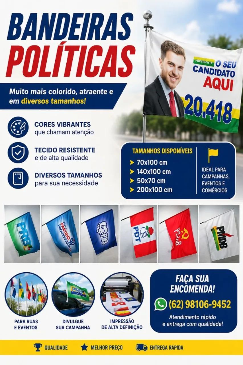 BANDEIRAS POLÍTICAS 