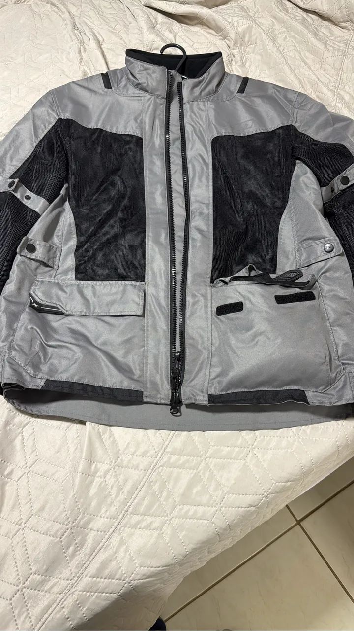 Jaqueta motociclista X11 + Capa chuva Revit Cyclone - Foto 5