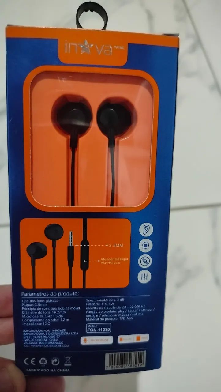 Fone de ouvido 