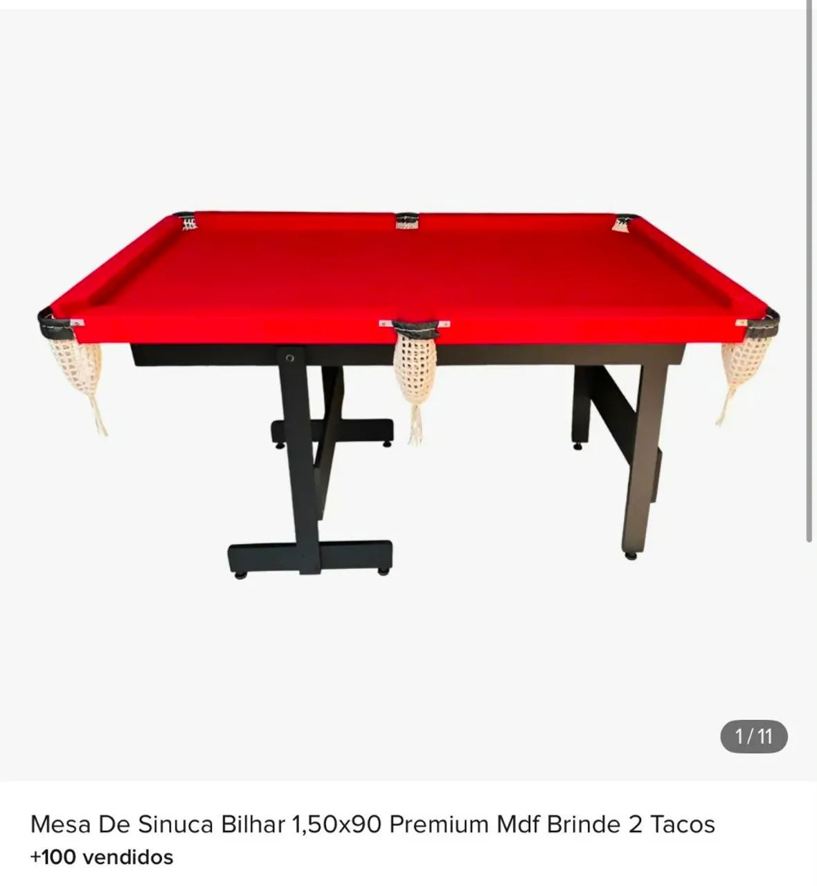Mesa de sinuca retrátil 