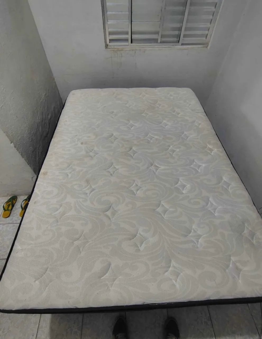 Cama Box Casal Com Baú + Colchão Molas Ensacadas Supercoil