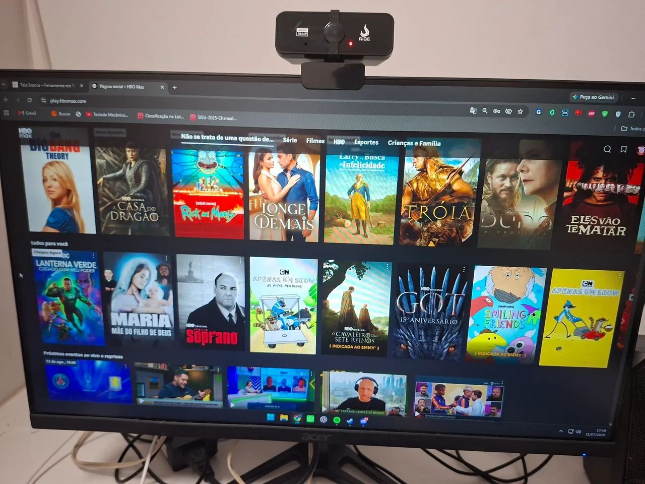 Monitor Acer 165hz funcionando. - Foto 2