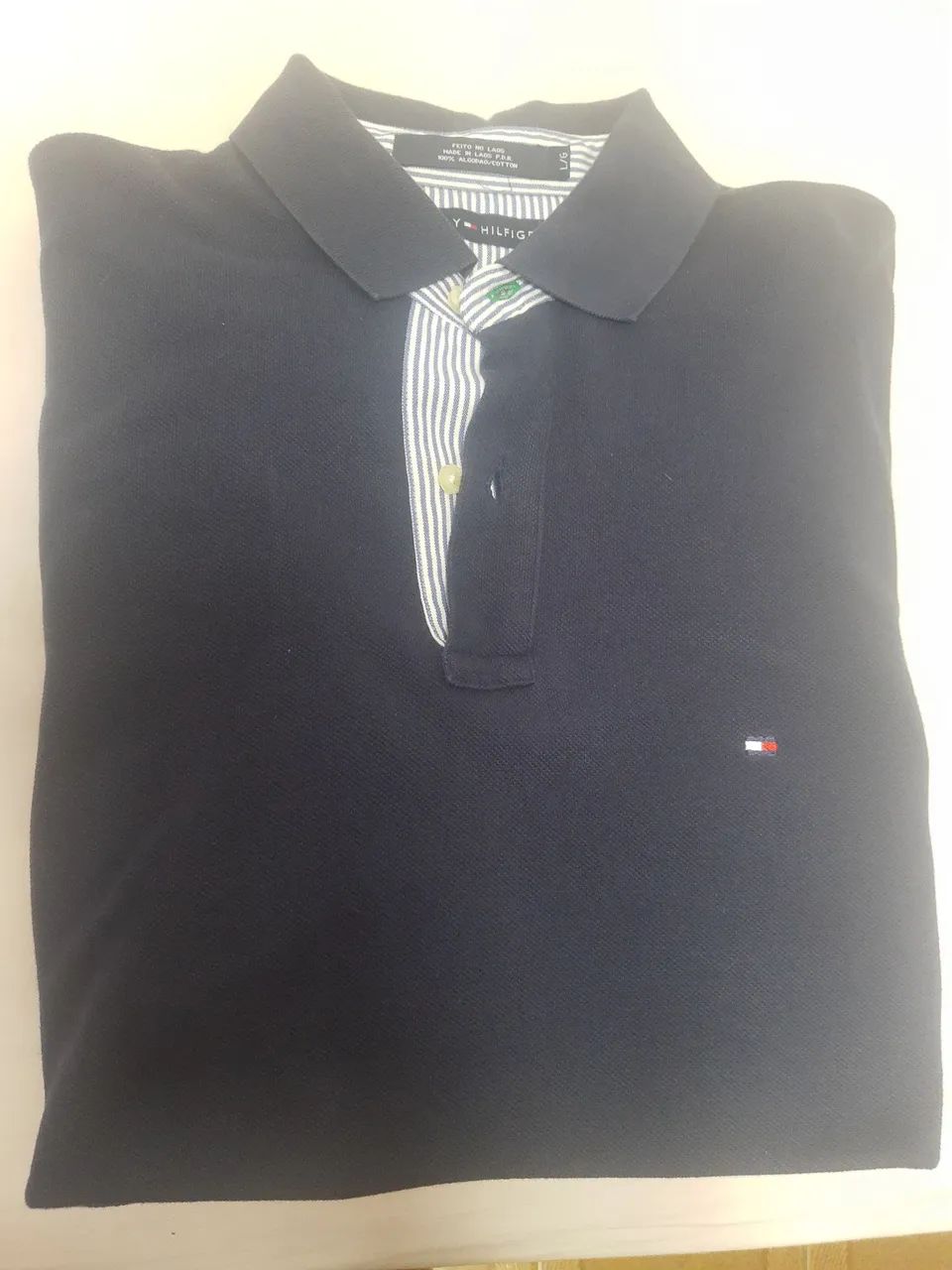 Camisa polo Tommy Hilfiger azul XG