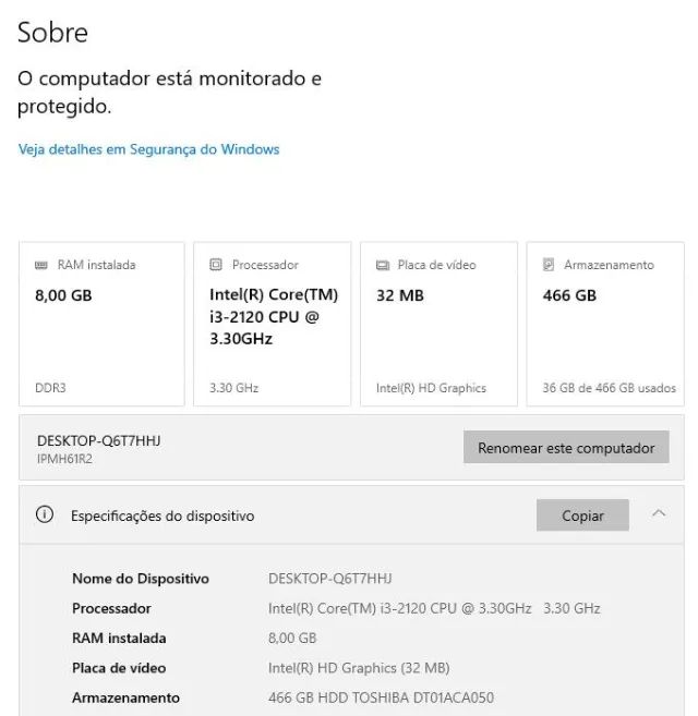  PC i3 | 8GB RAM | Fonte 80 PLUS GOLD | Super Estável - Foto 5