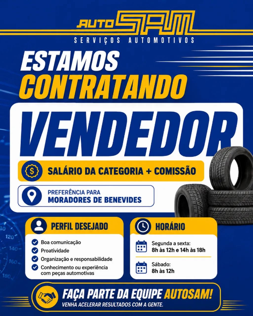 Contrata-se Vendedor