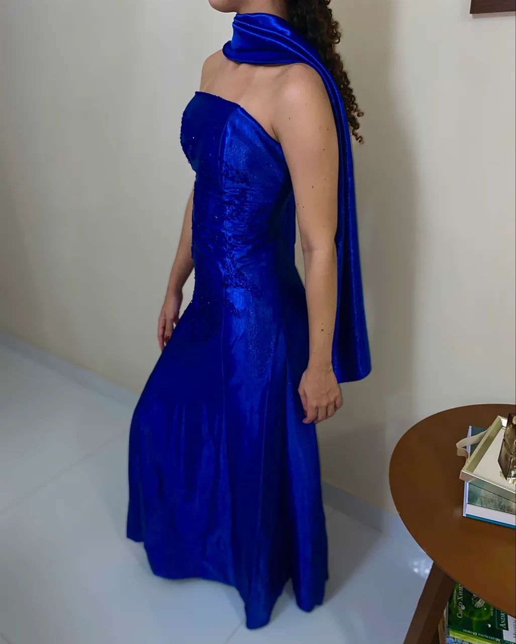 Vestido azul elegante  - Foto 4