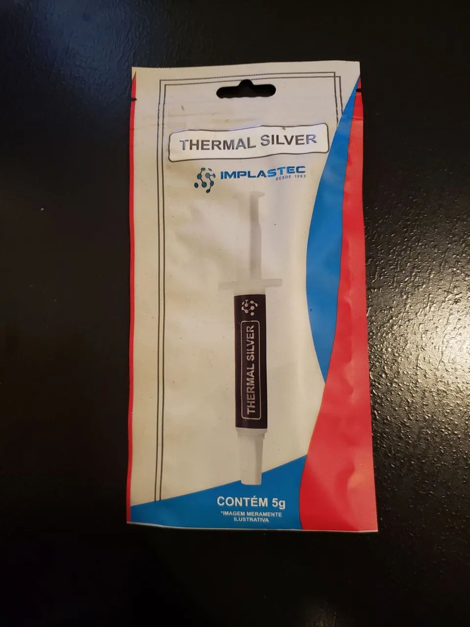 Pasta térmica thermal silver 5g Implastec
