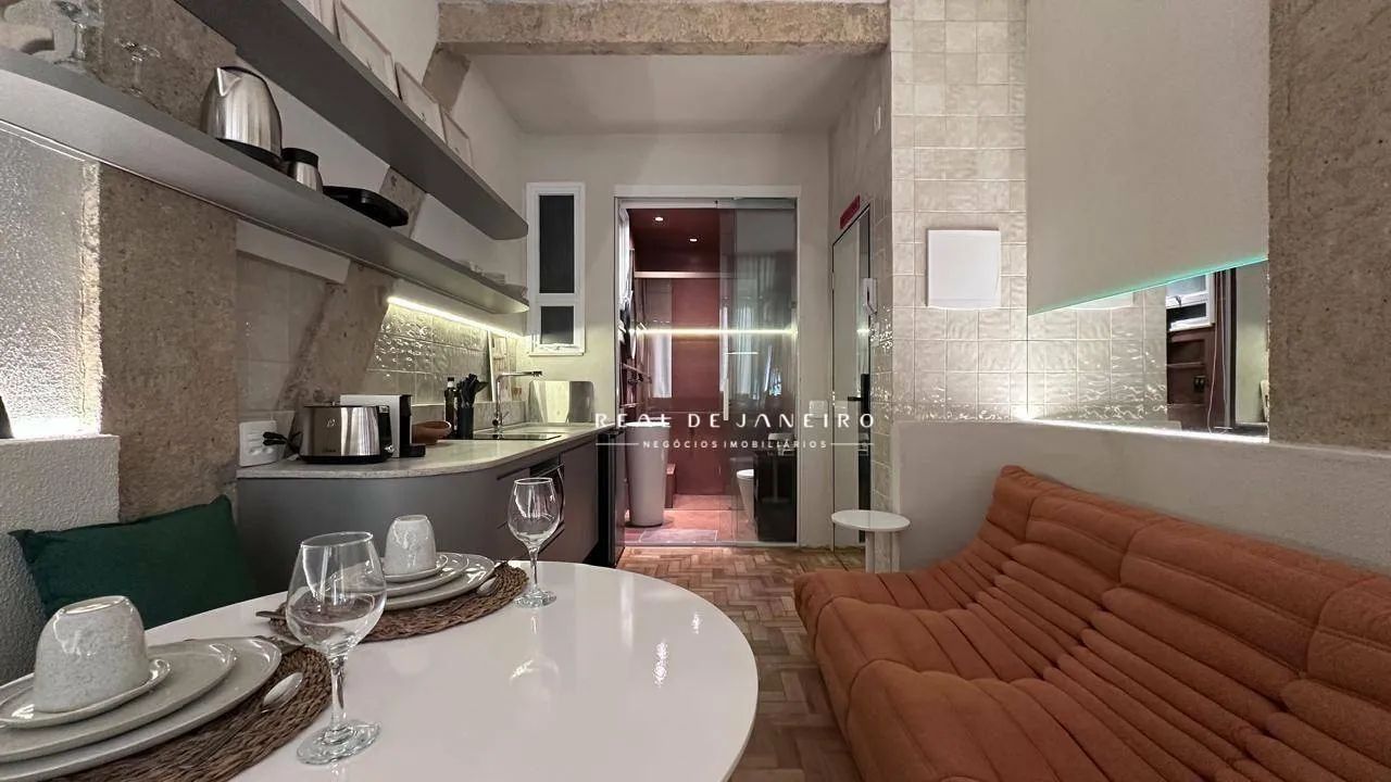 Studio em Copacabana: 23 m², reformado e mobiliado. - Foto 3